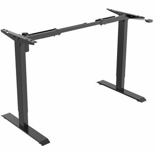 Workstream Single Motor Back to Basics Electric Sit-Stand Desk, Black