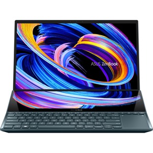 Asus ZenBook Pro Duo 15 OLED UX582 UX582ZW-XB99T 15.6" Notebook - Intel Core i9 12th Gen i9-12900H Tetradeca-core (14 Core) 2.50 GHz - 32 GB Total RAM - 32 GB On-board Memory - 1 TB SSD - Celestial Blue