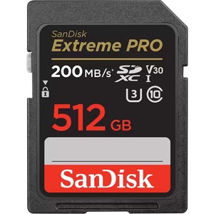 SanDisk Extreme PRO 512 GB Class 3/UHS-I (U3) V30 SDXC