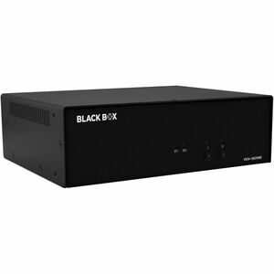 Black Box KVM Switch, NIAP 4.0 Certified - 2-Port, Single-Monitor, DisplayPort with MST, HDMI Out, CAC