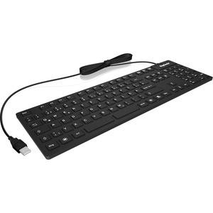 KeySonic KSK-8030IN Waterproof Silicone Coated Keyboard With 105 Keys