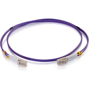 C2G 3m LC/LC OM4 LSZH Fibre Patch - Purple