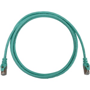 Tripp Lite Cat6a 10G Snagless Shielded Slim STP Ethernet Cable (RJ45 M/M), PoE, Aqua, 6 ft. (1.8 m)