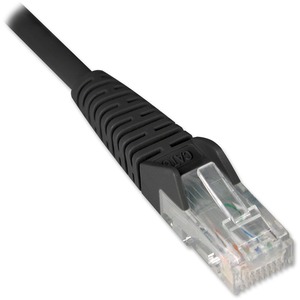 Tripp Lite Cat6 Gigabit Snagless Molded (UTP) Ethernet Cable (RJ45 M/M) PoE Black 14 ft. (4.27 m)