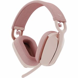 Logitech Zone Vibe 100 Wireless Over-the-head, On-ear, Over-the-ear Stereo Headset - Rose