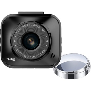 myGEKOgear by Adesso Orbit 122 Full HD 1080p Dash Cam, G-Sensor, and 2 Blindspot Mirrors Included