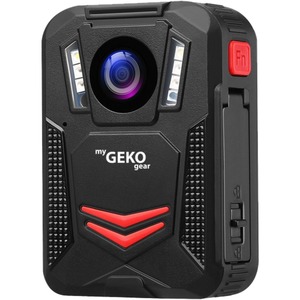 myGEKOgear by Adesso Aegis 300 1512p Extreme HD Body Cam with GPS Logging, Infrared Night Vision,Password Protected System,IP65 Water Resistance, 2" LCD Screen, 32GB Storage, Long Battery Life (19 Hours Total - 2 Removable Batteries)