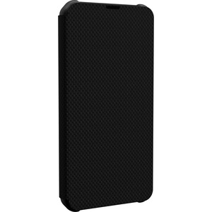 Urban Armor Gear Metropolis Carrying Case (Folio) Apple iPhone 14 Pro Max Smartphone, Card - Kevlar Black
