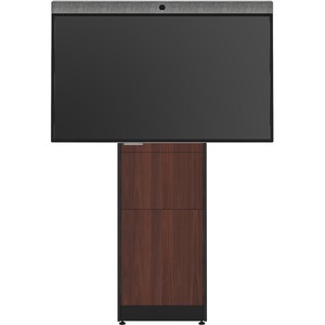 Salamander Designs Wall Mount for Electronic Equipment, Computer, Cable, Display, Camera, Speaker, Video Conference Equipment, Peripheral Device - Medium Walnut, Black