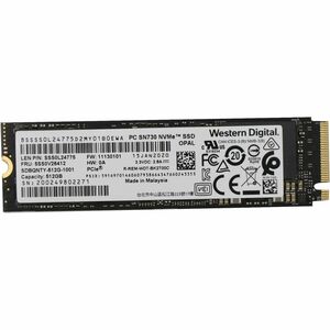 Lenovo 512 GB Solid State Drive - M.2 2280 Internal - PCI Express NVMe (PCI Express NVMe 3.0 x4)