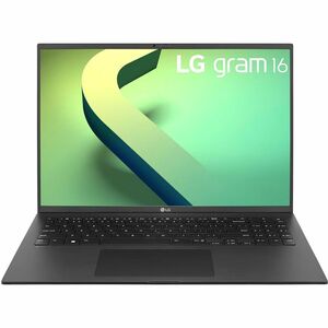 LG gram 16Z90Q-N.APB7U1 16" Notebook - WQXGA - 2560 x 1600 - Intel Core i7 12th Gen i7-1260P Dodeca-core (12 Core) 2.10 GHz - Intel Evo Platform - 16 GB Total RAM - 1 TB SSD - Obsidian Black