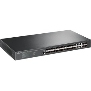 TP-Link TL-SG3428XF - JetStream™ 24-Port SFP L2+ Managed Switch with 4 10GE SFP+ Slots - Limited Lifetime Protection