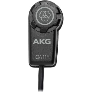 AKG C411 L Wired Condenser Microphone - Matte Black