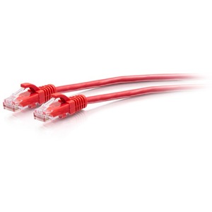 C2G 5ft Cat6a Snagless Unshielded (UTP) Slim Ethernet Patch Cable - Red