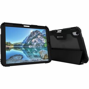 Extreme Folio-X for iPad 10 10.9" (2022) (Smooth Wipeable Material) (Black)