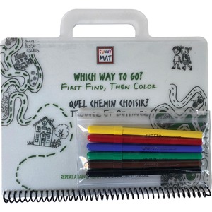 Funny Mat - Which Way to Go? w/6 Giotto Markers, Arts & Crafts