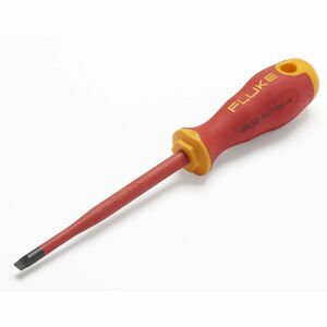 Fluke ISLS8 Insulated Slotted Screwdriver, 0.25 x 5" , 1000 V