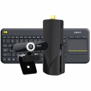 Azulle Access4 Pro Mini PC Stick with Keyborard and Camera Bundle