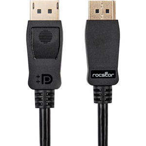 Rocstor 10ft DisplayPort 1.2 Cable M/M - DP 4K (3-Pack)