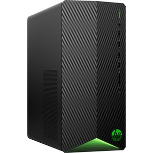 HPI SOURCING - NEW Pavilion Gaming TG01-2000a TG01-2130 Gaming Desktop Computer - AMD Ryzen 5 5600G Hexa-core (6 Core) 3.90 GHz - 8 GB RAM DDR4 SDRAM - 512 GB M.2 PCI Express NVMe SSD - Tower - Shadow Black, Acid Green