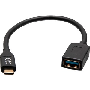 C2G USB-C Male to USB-A Female Adapter Converter - USB 3.2 Gen 1 (5Gbps)