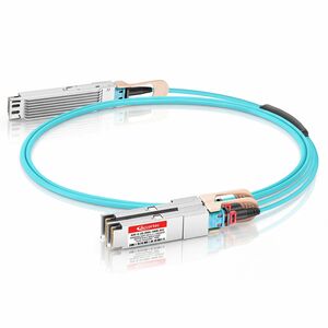 Accortec 200GBASE QSFP-DD to 2 x 100GBASE QSFP28 Active Optical Cable Arista Compatible- 100M