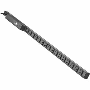 Tripp Lite 1.44kW Single-Phase Local Metered PDU with ISOBAR Surge Protection, 120V, 3840 Joules, 16 NEMA 5-15R Outlets, L5-30P Input, 15 ft. Cord, 0U Vertical