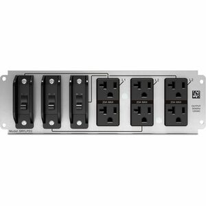 APC by Schneider Electric Backplate Kit with 6x NEMA 5-20R Outlets for Smart-UPS Modular Ultra