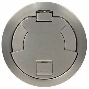 Wiremold 6IN SURF STYLE TR CVR ASSEMBLY SN TAMP RESIST SATIN NICKEL