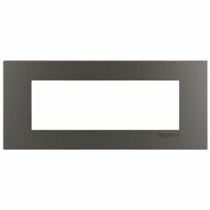Wiremold dash 3-Cube Trim Plate in Brass