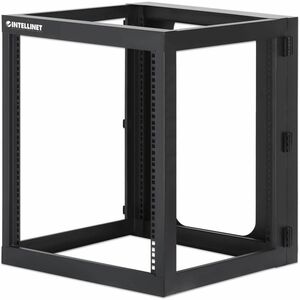 Manhattan Wall Mount Open Frame Network Rack, 12U, Rear-hinged Swing Frame