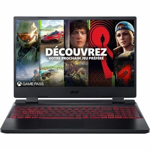 Acer Nitro 5 AN515-58 AN515-58-525P 15.6" Gaming Notebook - Full HD - Intel Core i5 12th Gen i5-12500H - 8 GB - 512 GB SSD - English Keyboard - Obsidian Black