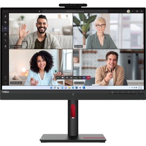 Lenovo ThinkVision T27hv-30 27" Webcam WQHD LCD Monitor - 16:9 - Raven Black