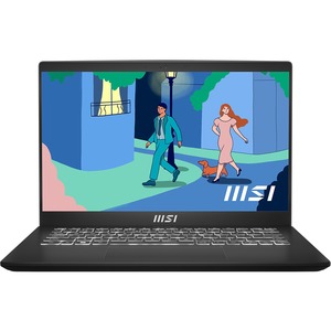 MSI Modern 14 C11M Modern 14 C11M-064US 14" Notebook - Full HD - 1920 x 1080 - Intel Core i7 11th Gen i7-1195G7 2.90 GHz - 8 GB Total RAM - 8 GB On-board Memory - 512 GB SSD - Classic Black