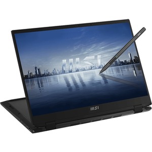 MSI Summit E16 Flip Evo Summit E16FlipEvo A13MT-258US 16" Touchscreen Convertible 2 in 1 Notebook - QHD+ - 2560 x 1600 - Intel Core i7 13th Gen i7-1360P 2.20 GHz - Intel Evo Platform - 32 GB Total RAM - 1 TB SSD - Ink Black