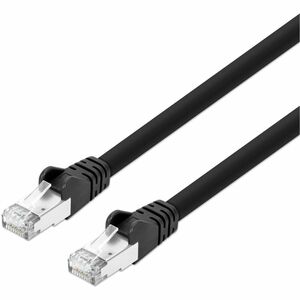 Intellinet Cat8.1 S/FTP Network Patch Cable, 25 ft., Black