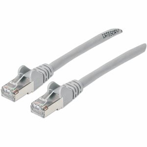 Intellinet Cat6a S/FTP Network Patch Cable, 7 ft., Gray