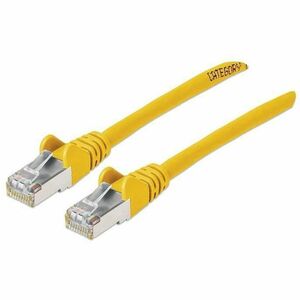 Intellinet Cat6a S/FTP Network Patch Cable, 1 ft., Yellow