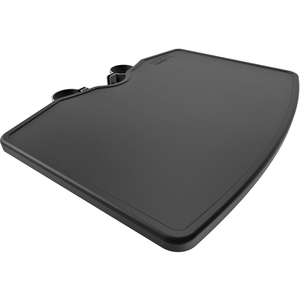 Kanto Mounting Tray for TV Mount, Floor Stand, Notebook, Cable Box, A/V Equipment, TV Cart - Black