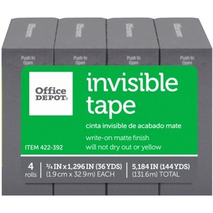 Scotch Magic Invisible Tape 810 with C-60 Dispenser, 3/4 x 1,000, Pack of 10 Rolls