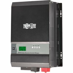 Tripp Lite by Eaton 3000W 24VDC 230V Sine Wave Solar Inverter/Charger - 60A MPPT Solar Charge Controller, C19 Outlet, Wired Remote, Hardwire Input/Output