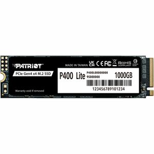 Patriot Memory P400 Lite 1000 GB Solid State Drive - M.2 2280 Internal - PCI Express NVMe (PCI Express NVMe 4.0 x4)