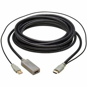 Eaton Tripp Lite Series HDMI Extension Cable with Active Repeater (M/F), 4K 60 Hz, HDR, 4:4:4, HDCP 2.2, 20 ft. (6.1 m), TAA