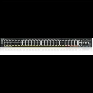 ZYXEL 48-port GbE L3 Access PoE+ Switch with 6 10G Uplink (600 W)