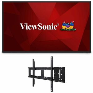 ViewSonic Commercial Display CDE4312-E1 - 43" 4K, 16/7 Operation, Integrated Software and Fixed Wall Mount - 230 cd/m2