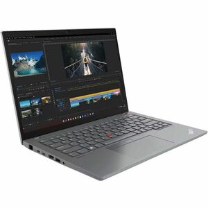 Lenovo ThinkPad T14 Gen 4 21HD002CUS 14" Notebook - WUXGA - 1920 x 1200 - Intel Core i7 13th Gen i7-1365U Deca-core (10 Core) - 16 GB Total RAM - 16 GB On-board Memory - 512 GB SSD - Storm Gray