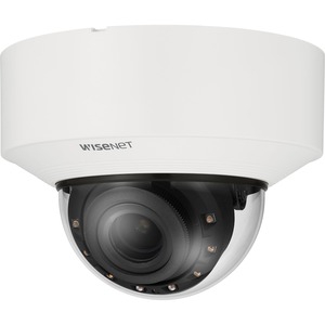 Wisenet XND-C8083RV 6 Megapixel Indoor Network Camera - Color - Dome - White - TAA Compliant