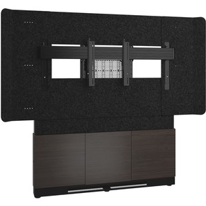 Middle Atlantic Forum Floor/Wall Mount for Display Screen, A/V Equipment, Video Conferencing System, Microphone, Controller - Charcoal Gray, Black, Asian Night, Satin Black Powder Coat - TAA Compliant