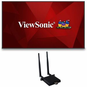 ViewSonic Commercial Display CDE8630-W1 - 4K, 24/7 Operation, Integrated Software and WiFi Adapter - 450 cd/m2 - 86"