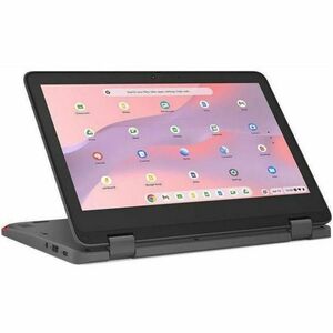 Lenovo 300e Yoga Chromebook Gen 4 300e 82W3S02Y00 11.6" Touchscreen Convertible 2 in 1 Chromebook - HD - MediaTek - 4 GB - 32 GB Flash Memory - Graphite Gray